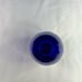 1 Blue Vecchia Murano Art Glass Vases - 5” tall - 24k gold leaf