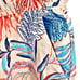 Nicole Miller Linen Blend Wide Leg Pants Medium Paper Bag Waist Tropical Floral
