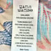 Nicole Miller Linen Blend Wide Leg Pants Medium Paper Bag Waist Tropical Floral