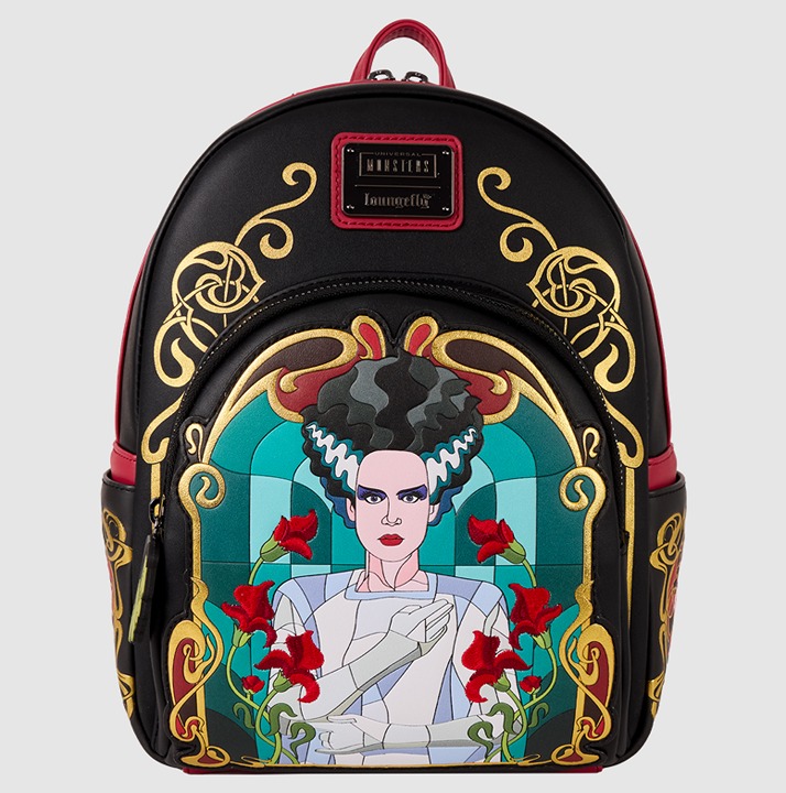 Universal Monsters The Bride Of Frankenstein Stained Glass Mini Backpack