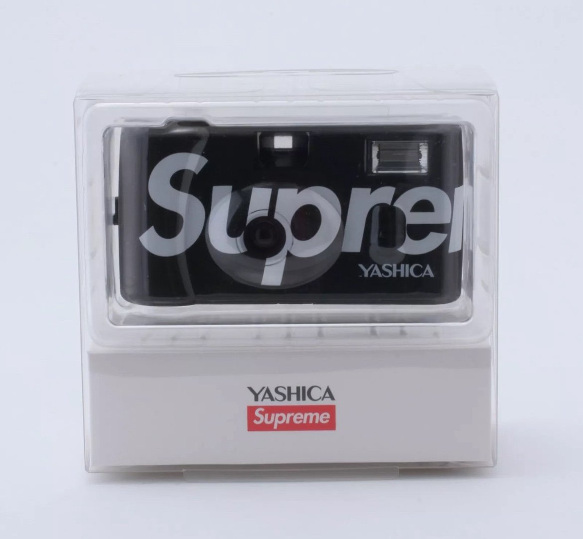 Supreme Insta Film Camera black body 21SS Yashica MF-1 35mm With English manual