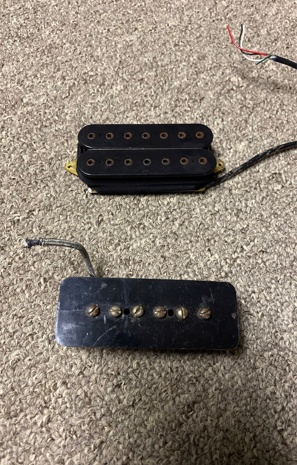 Stock Dimarzio 7 String Pickup and Gibso
