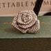 Pandora authentic brand new sterling silver oversized rose in bloom charm
