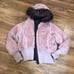 Reversible echo faux fur jacket