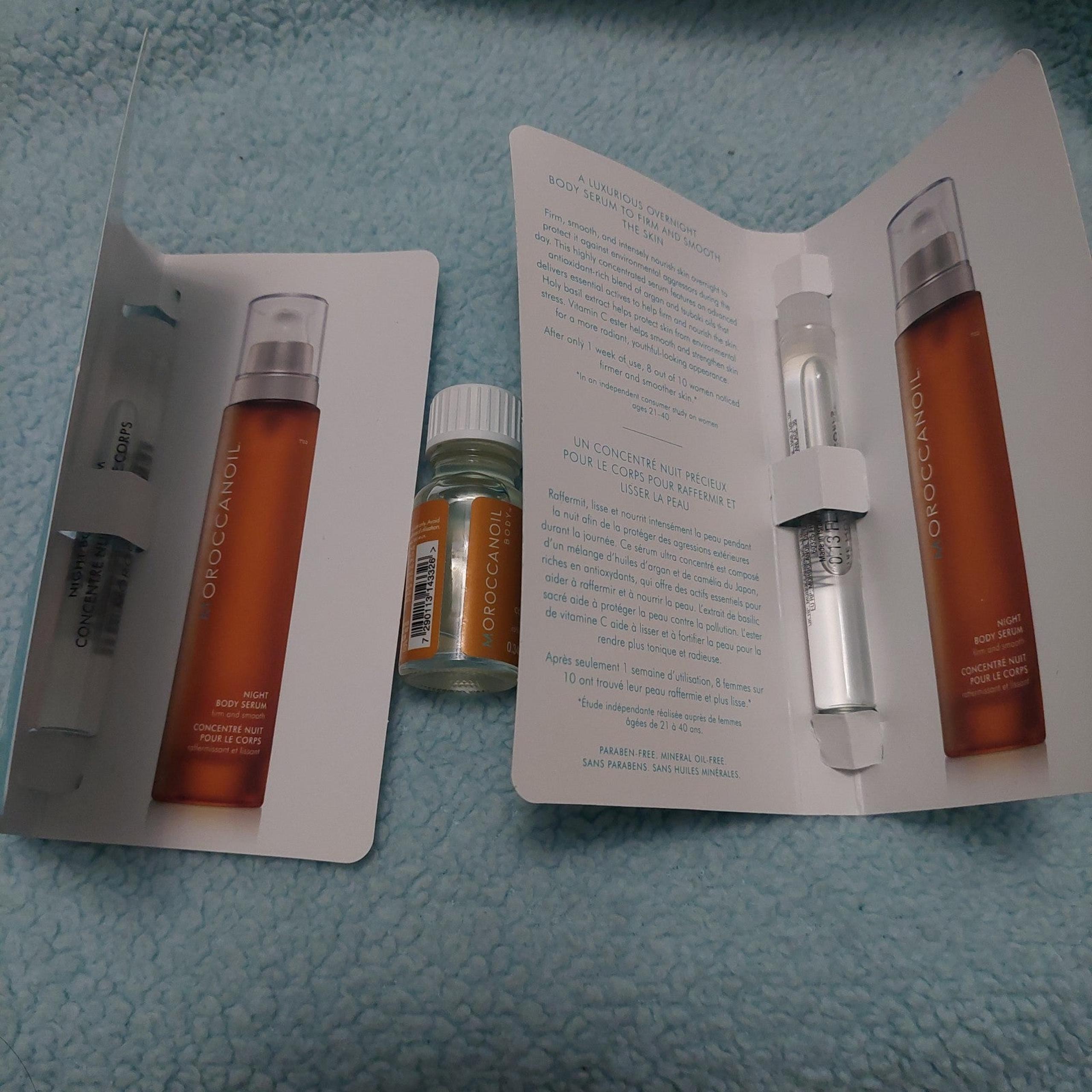 Moroccan Oil Night Body Serum sample