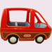 VINTAGE LITTLE TIKES DOLLHOUSE FAMILY RED MINI VAN-VERY NICE