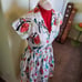 Bernie Dexter Atomic Print Shirtwaist Dress NWT Size Medium