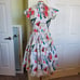 Bernie Dexter Atomic Print Shirtwaist Dress NWT Size Medium