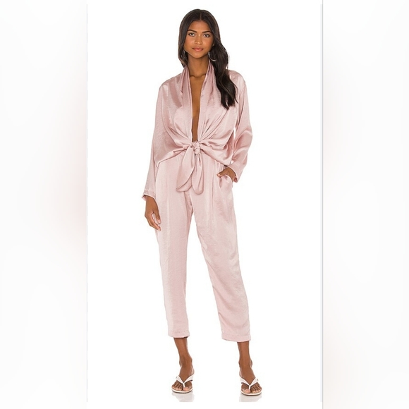 Revolve OverLover Satina Jumpsuit In Pink- Sold Out Online!