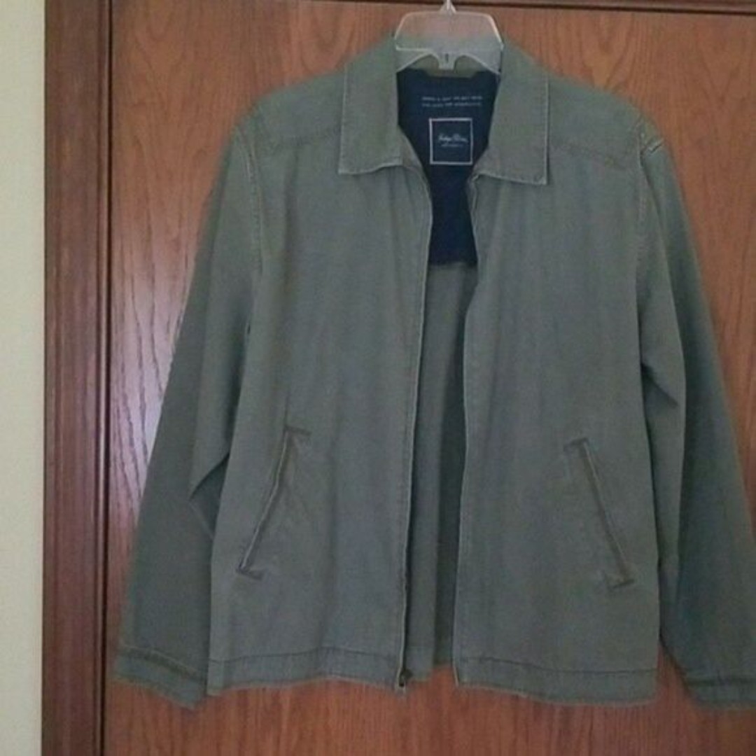Tommy Bahama Indigo Palms cotton mens jacket size Medium