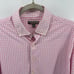Peter Millar Summer Comfort performance gingham plaid long sleeve button up top