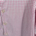 Peter Millar Summer Comfort performance gingham plaid long sleeve button up top