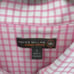 Peter Millar Summer Comfort performance gingham plaid long sleeve button up top