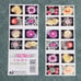 3 Booklets of 20 USPS First-Class Cactus Flowers Forever Stamps (TOTAL of 60)