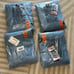 Bundle lot 4 New XXL quiksilver crew sweatshirt blue pit 27.5 length 30.5
