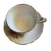 Consort Fine Bone China Teacup & Saucer Set With Floral Design - Made In England