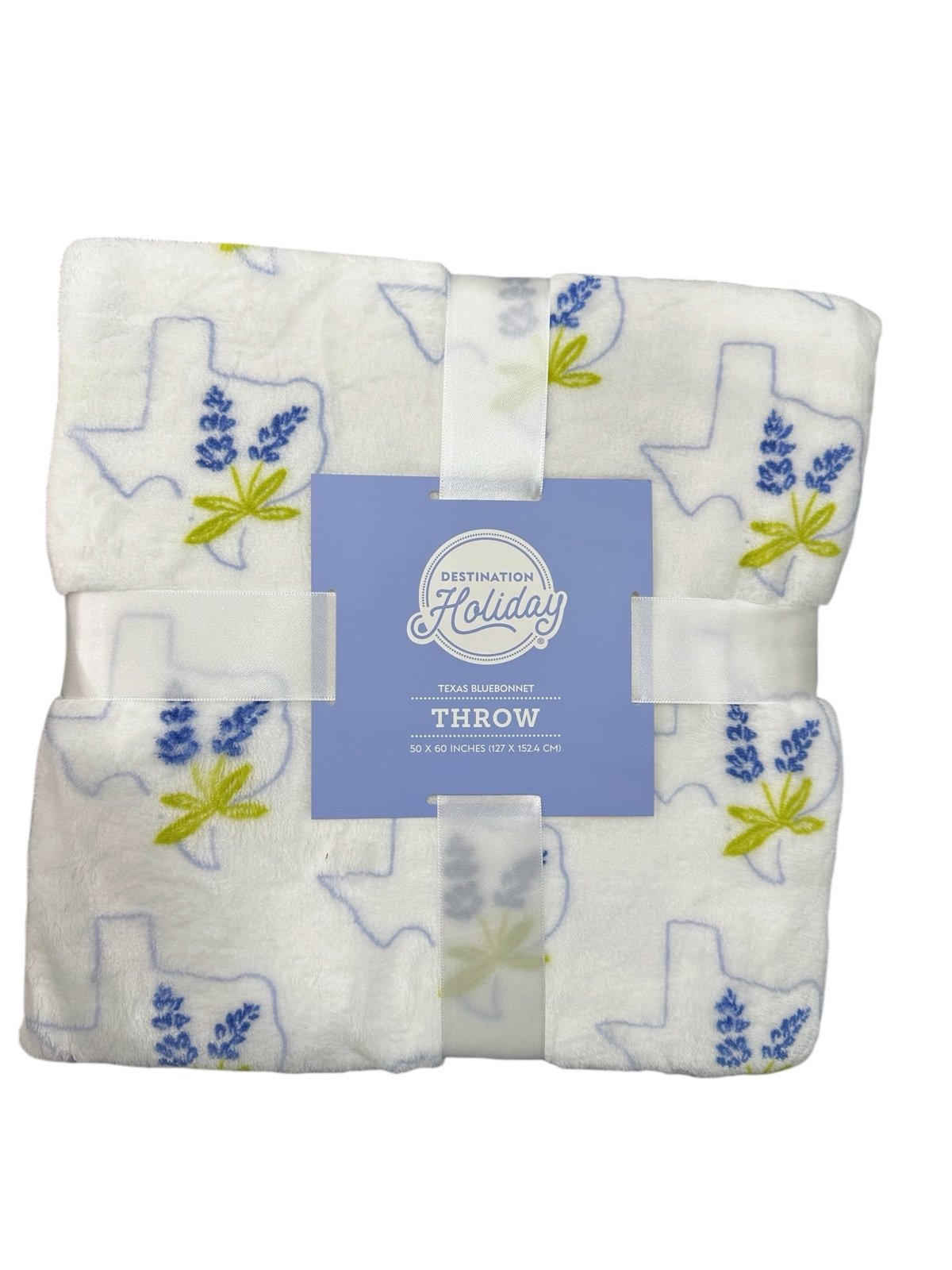 TEXAS BLUEBONNETS Throw Blanket 50” x 60”