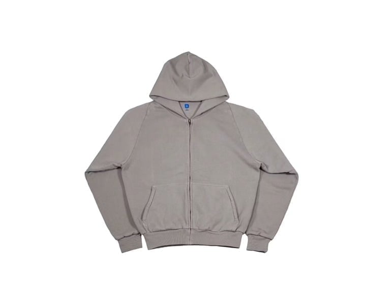 YZY GREY HOODIE * YZY GAP BALENCIAGA ZIP ( no strings heavy fav hoodie)