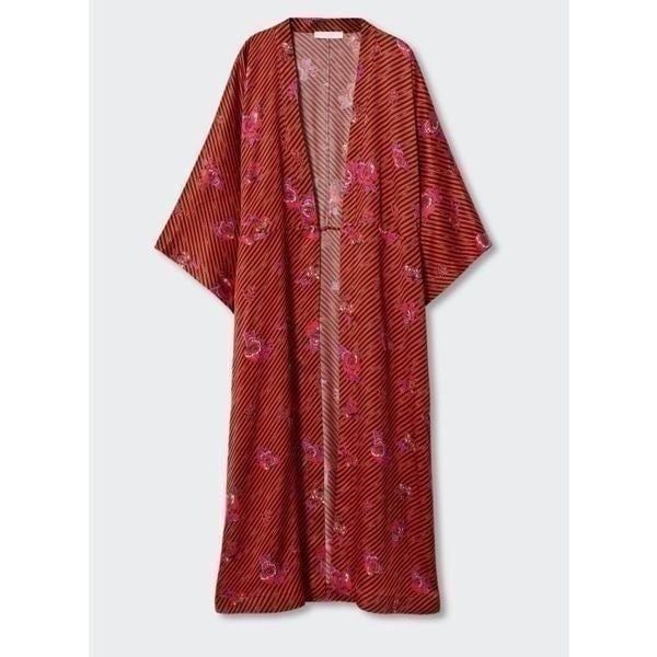 Mango Flower Print Kaftan Size L