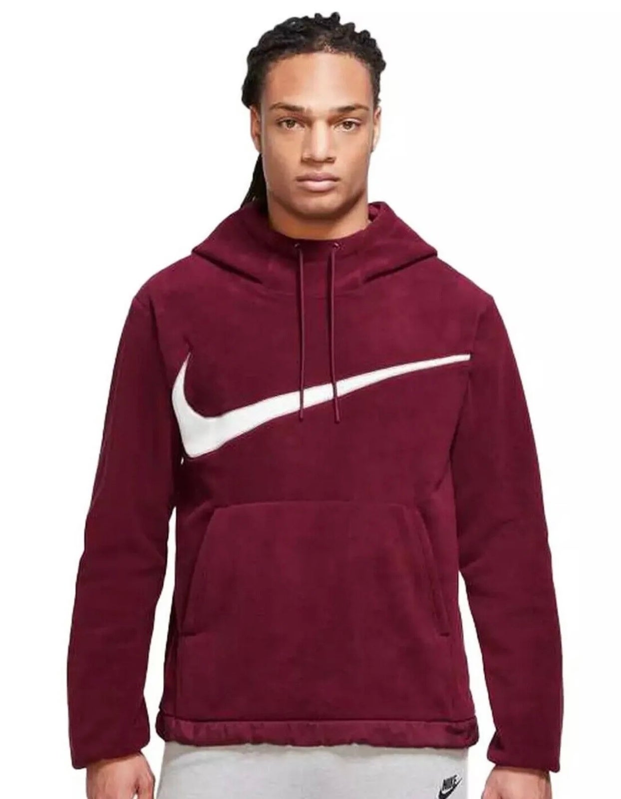 Nike CLUB Winterized Fleece Beetroot Pullover Hoodie Jacket