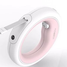 LED + Flash Light HAND FREE ring shape Dog leash