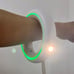 LED + Flash Light HAND FREE ring shape Dog leash