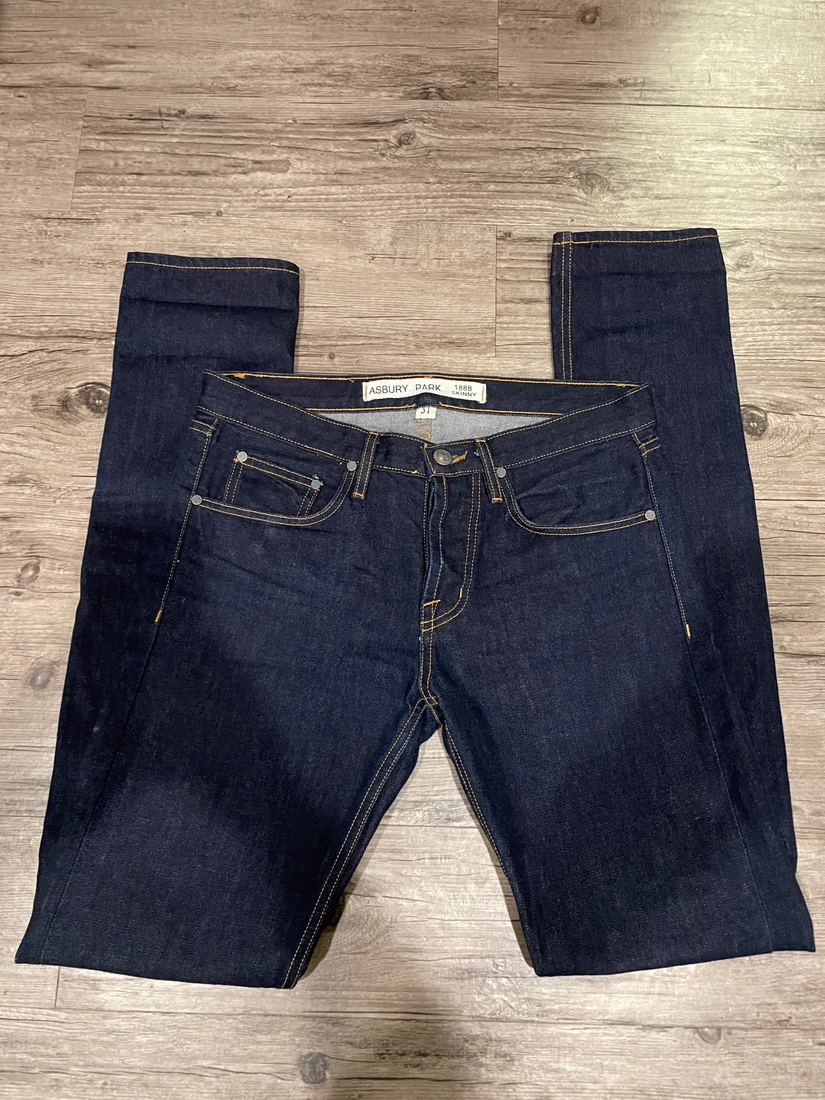 Asbury Park Mens 1888 Raw Denim Jean