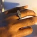Sterling Silver White Topaz 8 Ring