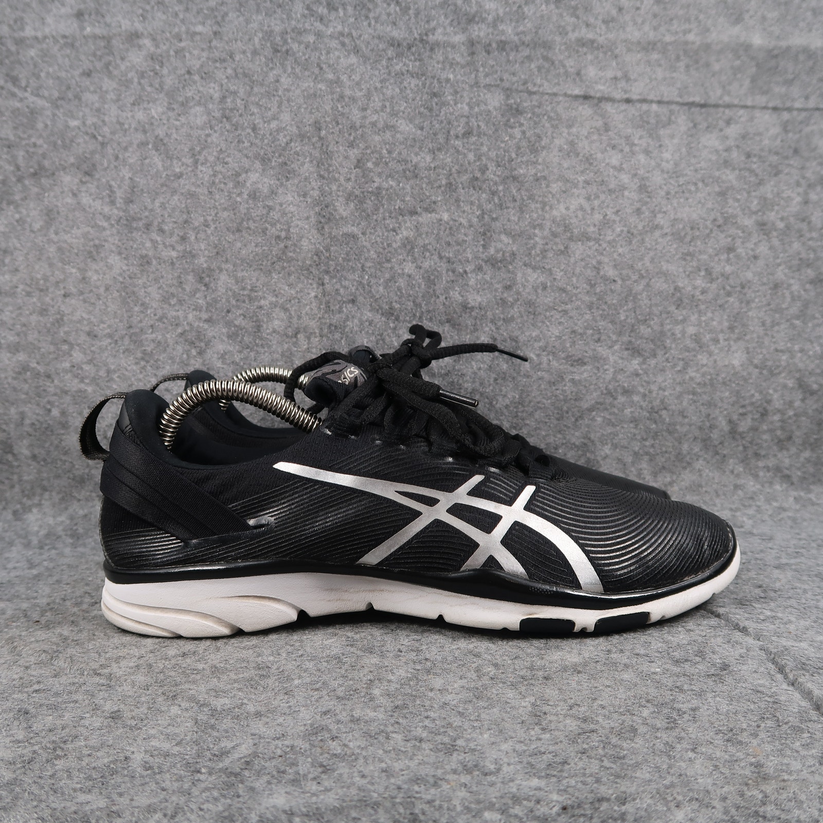 Asics Shoes Womens 9 Athletic Trainer Gel Fit Sana Fitness Running Sneaker Black