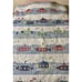 Vtg Pottery Barn Kids Submarine Gingham Blue Quilt 68” x 86” Full Nautical Boat