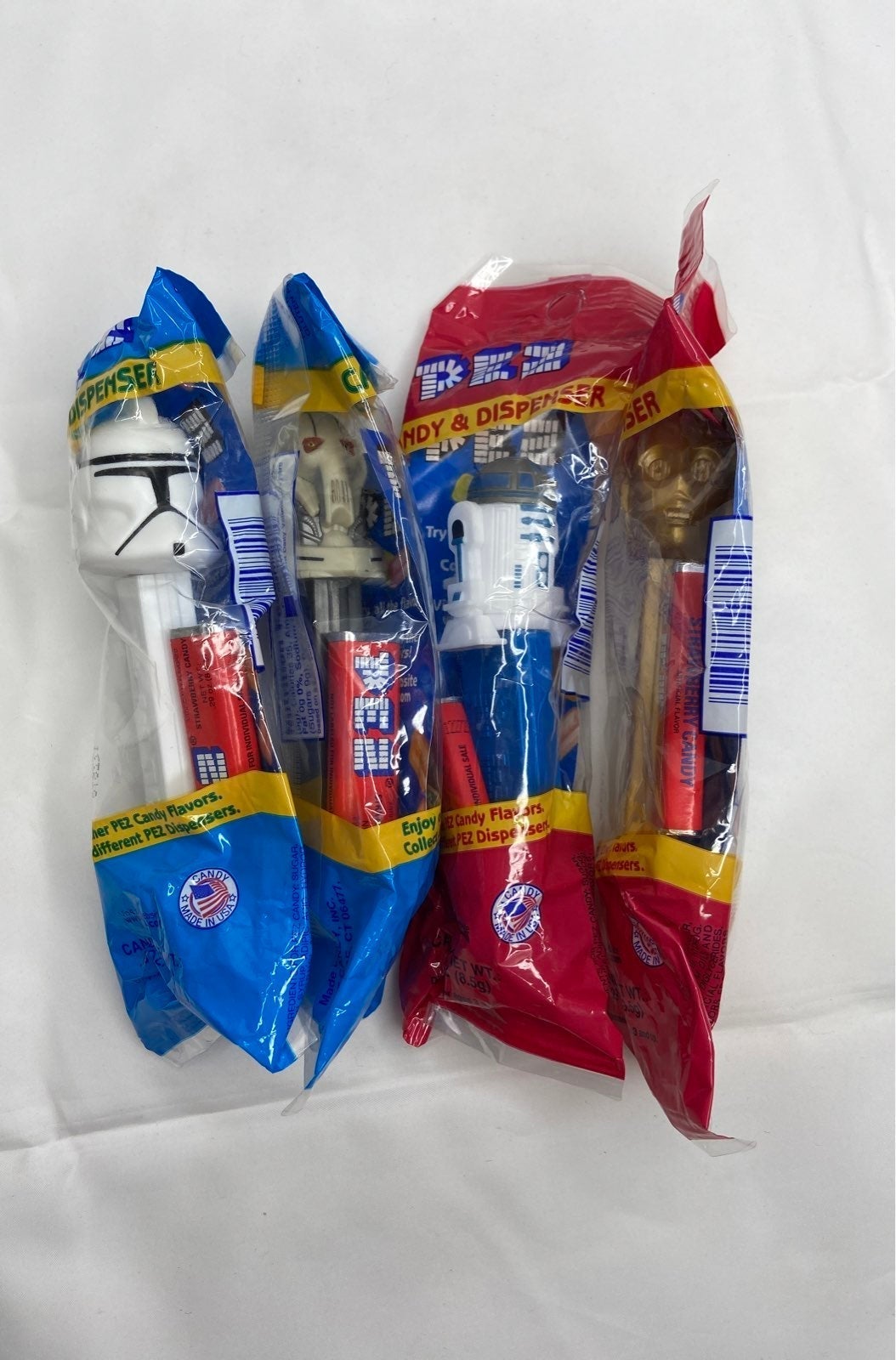 PEZ Star Wars Dispenser Candy Retired C-3PO General Grevious Storm Trooper R2 PEZ Star Wars Dispenser Candy Retired C-3PO General Grevious Storm Trooper R2
