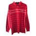 Vth Polo Ralph Lauren Sport Stripe Long Sleeve Rugby Shirt Men's M Red U.S. Flag