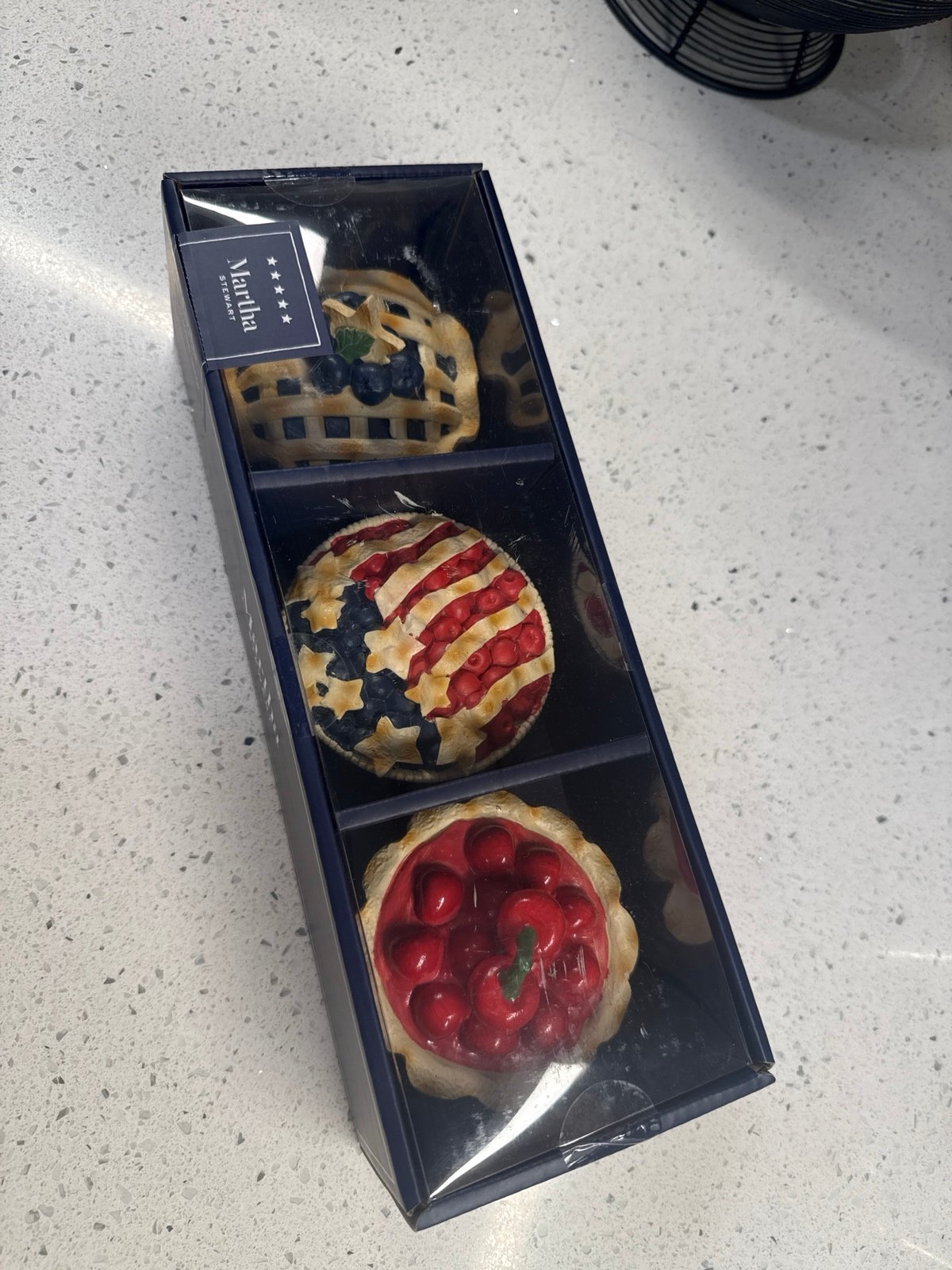 RESERVED FOR KIM - 2 sets of Martha Stewart 3 patriotic pies!