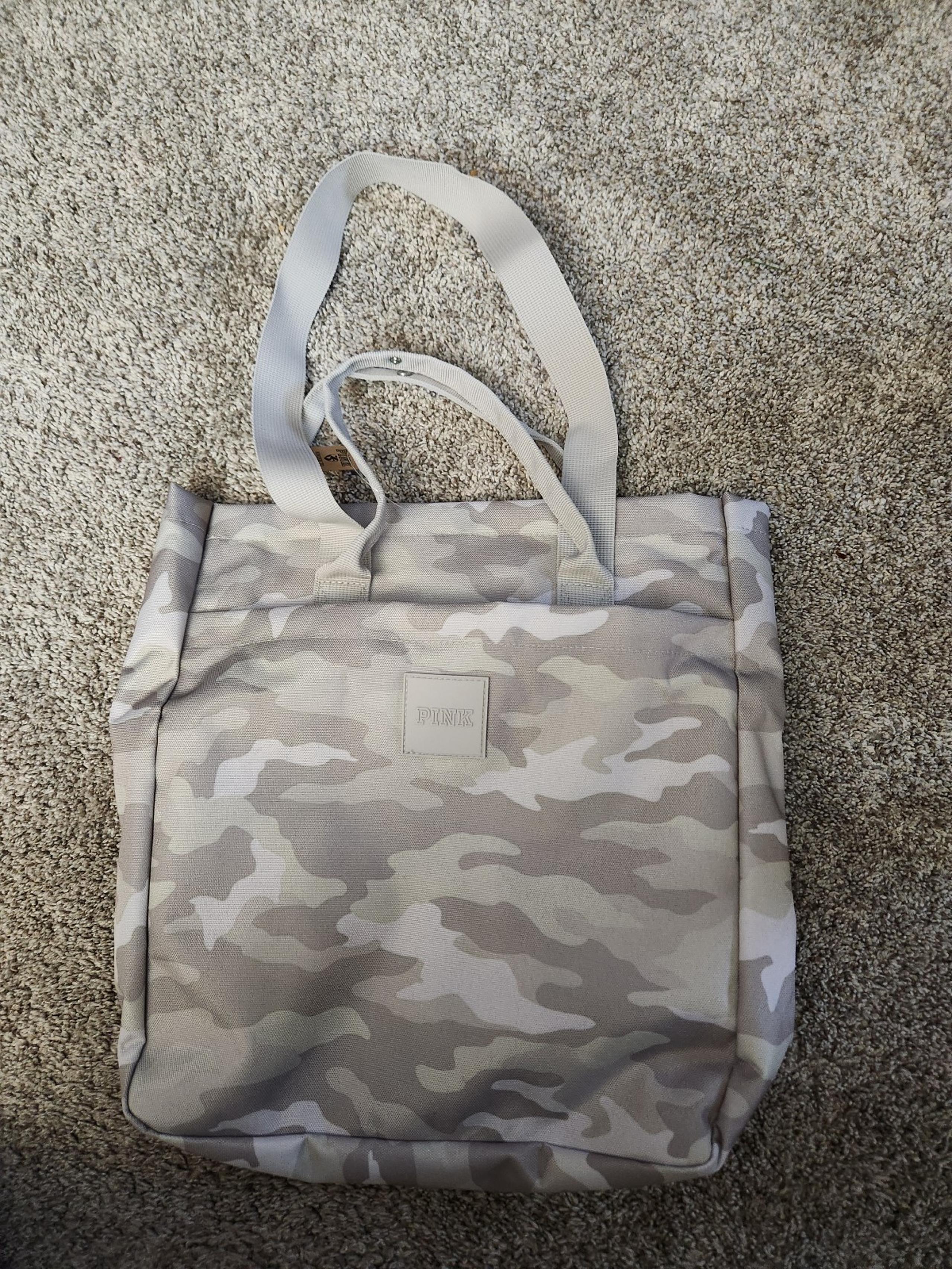 Victoria secret "PINK" green/gray camo backpack/shoulder/handbag/new with tags