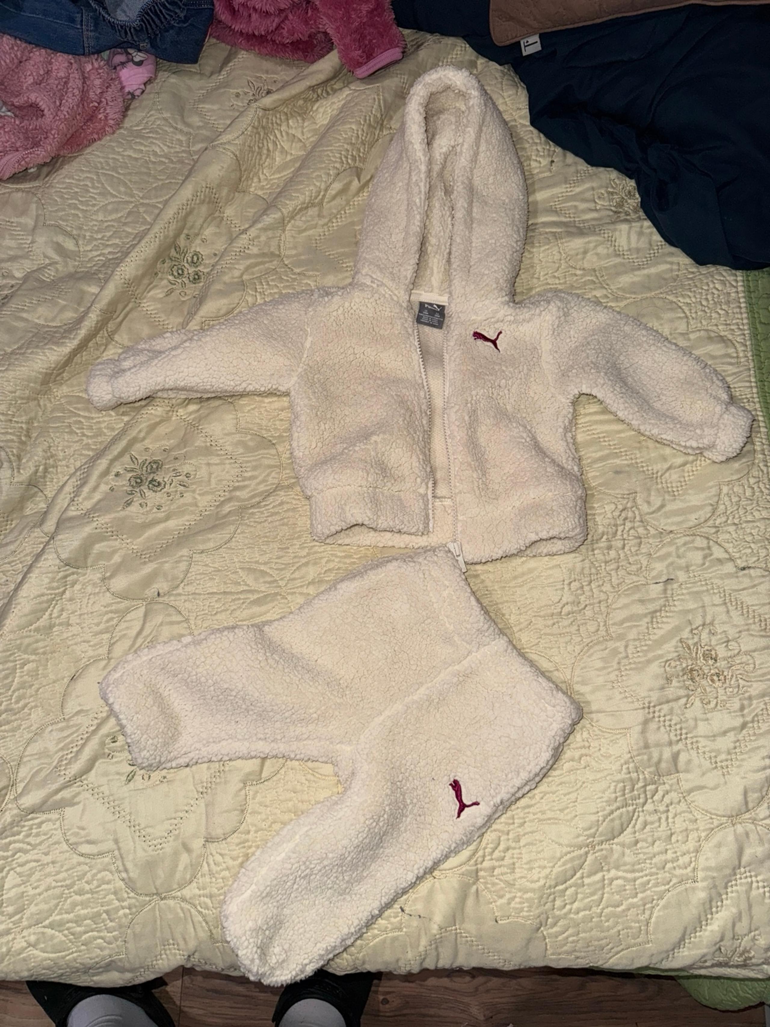 Puma Winter Baby Girl Fleece Sweatsuit
