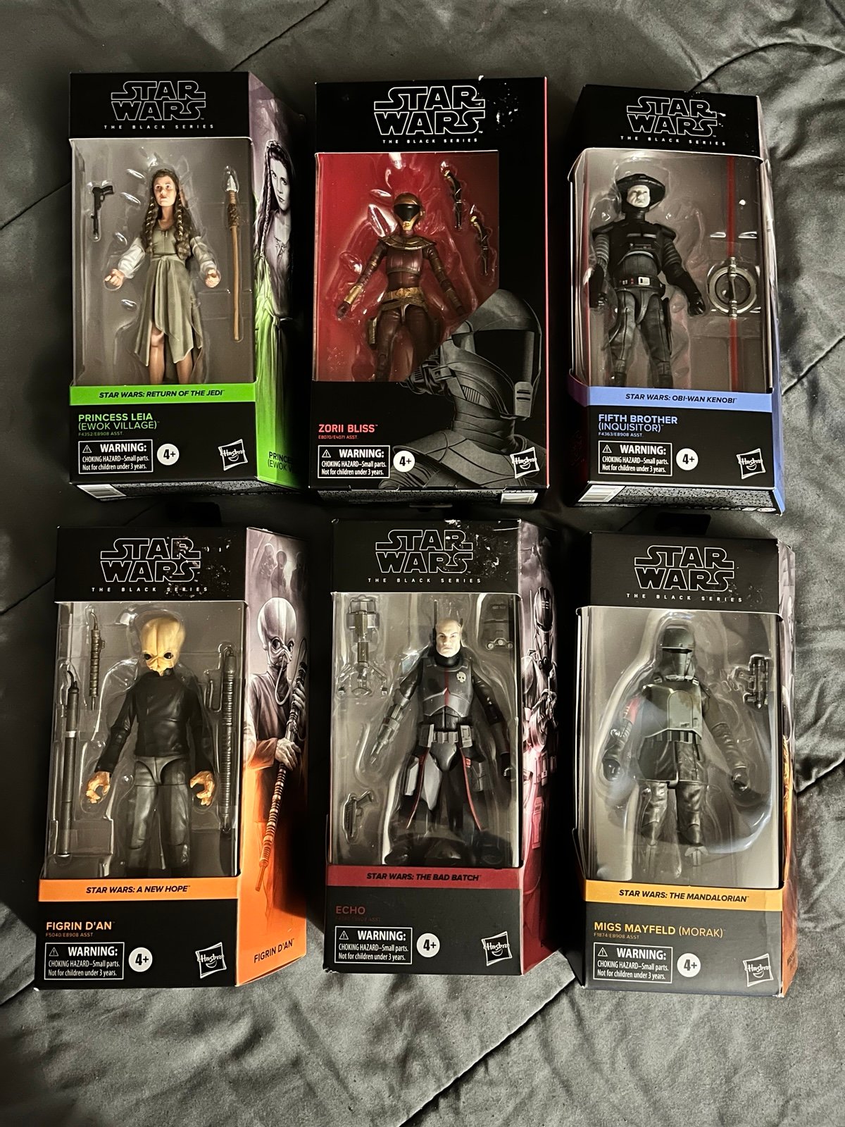 Star Wars The Black Series Action Figures Lot of 6