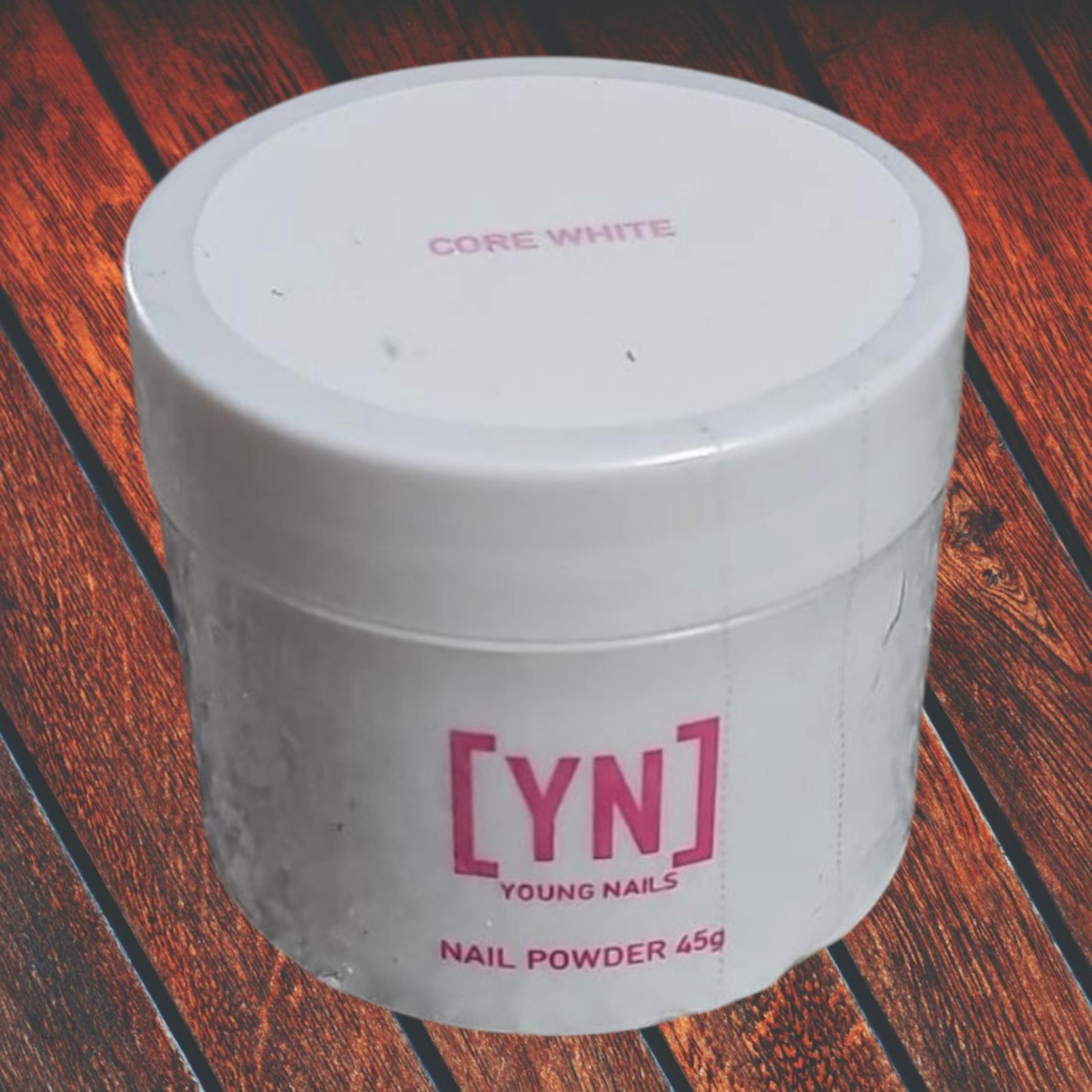 Young nails acrylic nail powder fake nails core white