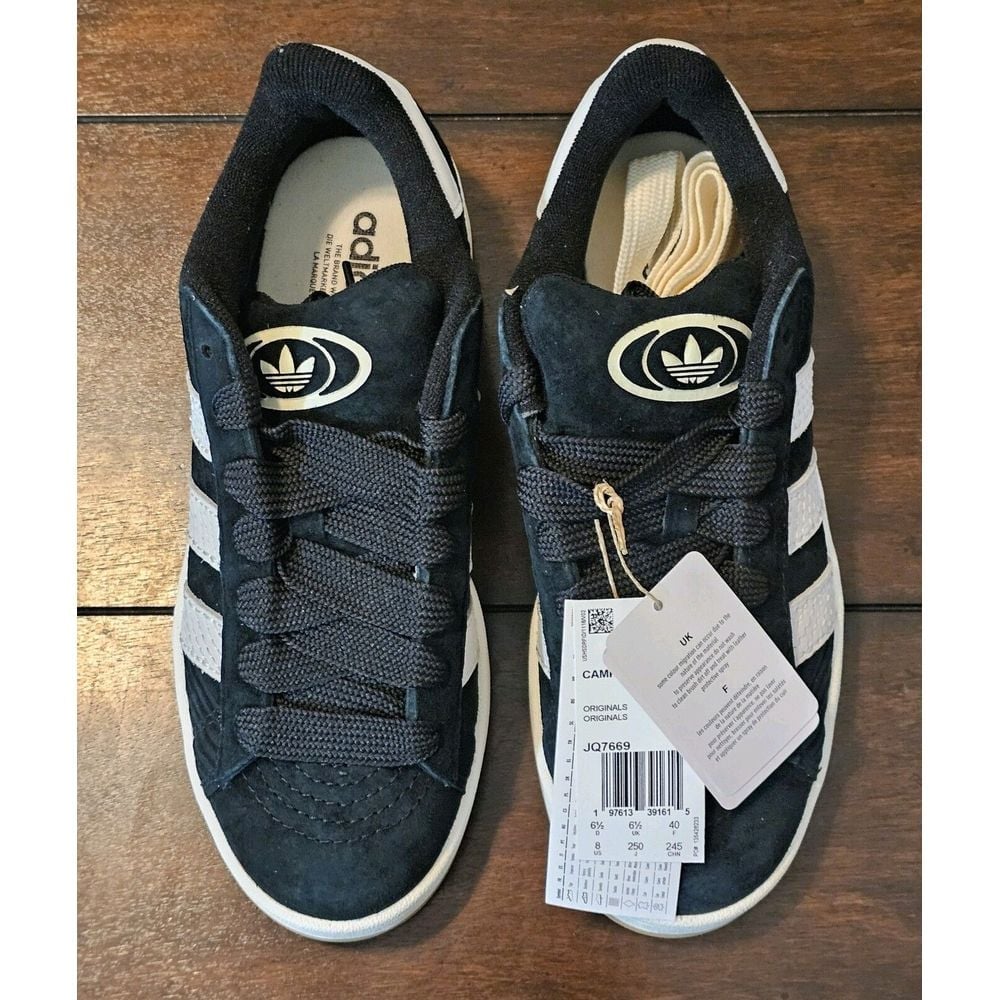 Size 8 - adidas Campus 00s Zen Garden Pack Sneakers Black Cream Womens