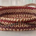 Handwoven Raffia Wrapped Pine Needle Butterfly Basket
