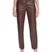 NEW! Calvin Klein Women's 12 Faux-Leather Straight Leg Pants NWT 89.50