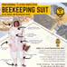 Sting Stopper Triple layer ventilated bee suit with completely updated design