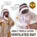 Sting Stopper Triple layer ventilated bee suit with completely updated design