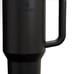 2 Stanley Drinking Cups Black & Blue Silver w/ Straw Brand New 40oz