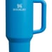 2 Stanley Drinking Cups Black & Blue Silver w/ Straw Brand New 40oz