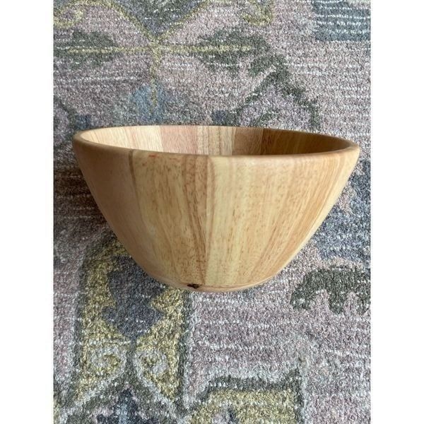 Hearth & Hand 95 ounce Rubber Wood Serving Bowl