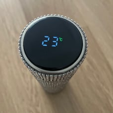 Blinged out temperature bottle with Digital affects.