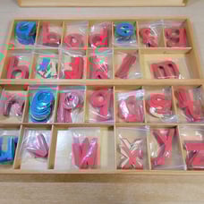 Montessori Teaching Materials - Cut-Out Alphabet