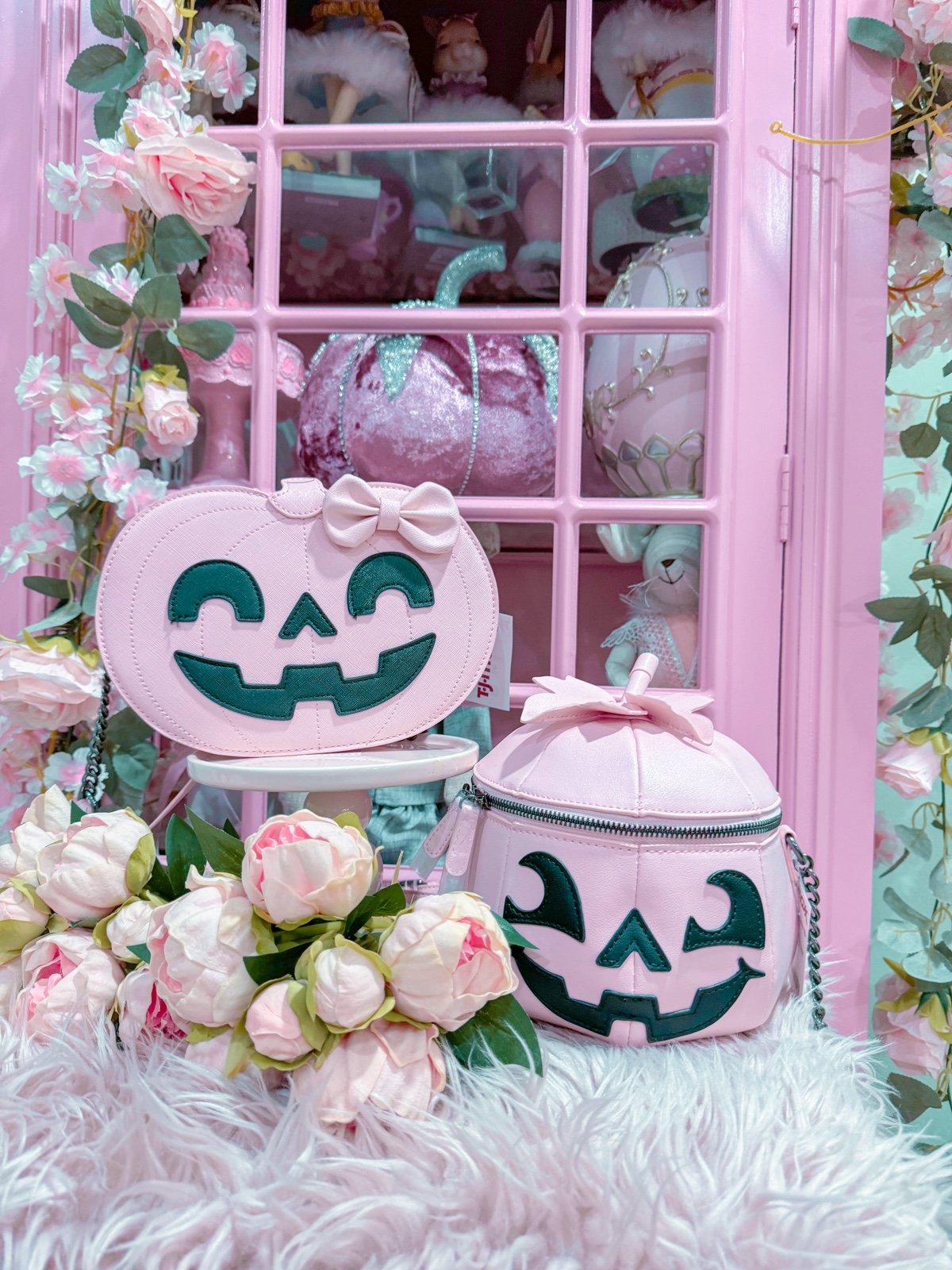 Halloween Pink Pumpkin Bag VIRAL
