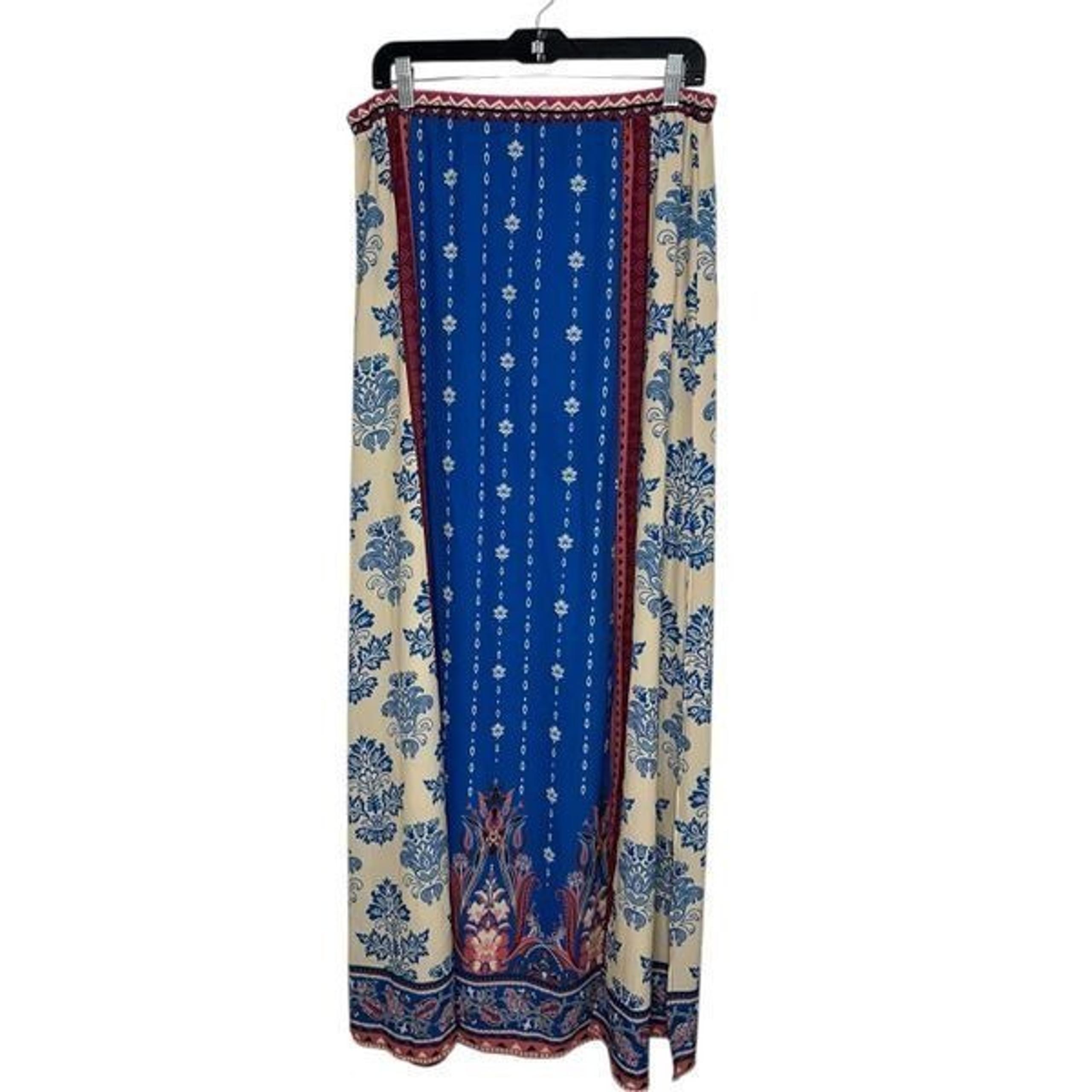 Anthropologie Flying Tomato Women’s Large Maxi Skirt Colorful Festival Boho