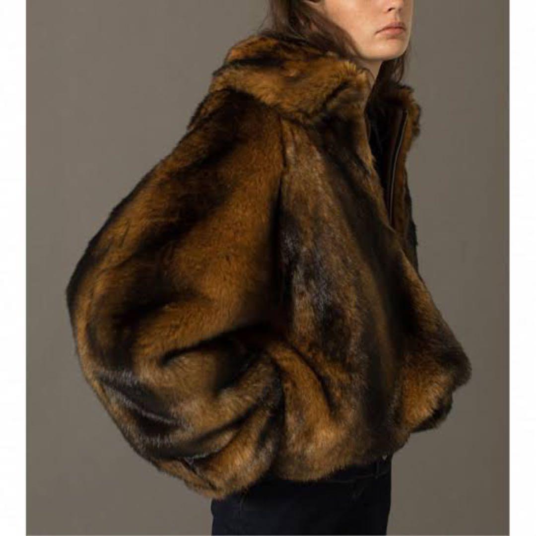 leinwand Mama´s Faux-fur Jacket / Brown
